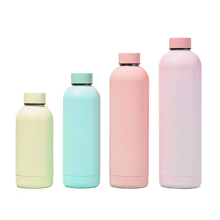 stainless steel water bottle three