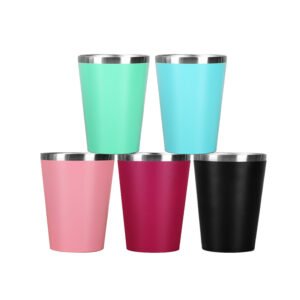 WEVI 10oz Double Wall Vacuum Insulated Coffee tumbler