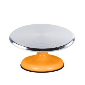 12" Revolving Stand Cake Rotating Rotation Stainless Steel Baking