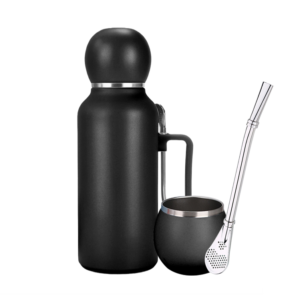 Yerba Mate Kit 1.3L Stainless Steel Insulated Vacuum Flask with Bombilla