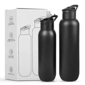 WEVI 580ml/1000ml Stainless Steel Water Bottle