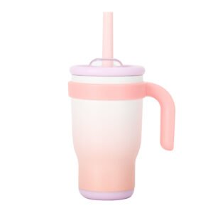 Wholesale 14oz Kids Tumbler - Cute Stainless Steel Handle Vacuum Bottle, American Style Back to School Gift with Custom logo