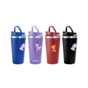 500ML Double Wall Vacuum Insulated Coffee Cup with Lid