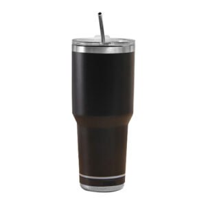 40oz stainless steel coffee tea tumbler with straw and speaker